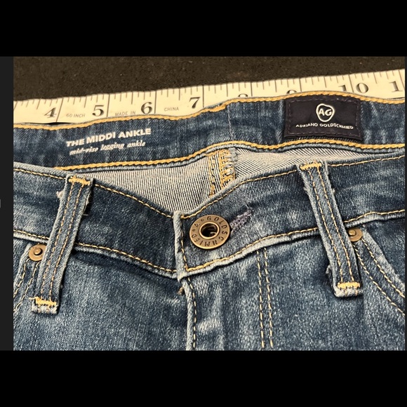 Anthro AG The Middi Mid-Rise Skinny Ankle Jeans - Picture 11 of 16